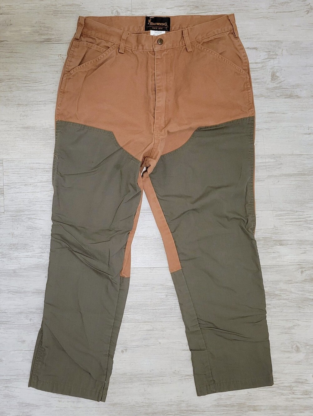 Browning Upland 100% Cotton Canvas Pant Hunting Tactical Tan workstyle fit 34x30